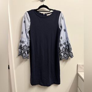 Loft bell sleeve knit dress